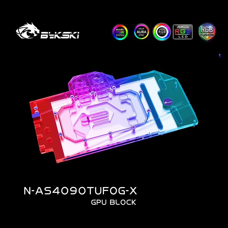Rtx 4090 Water Block - Bykski GPU-Block, Verwendung für ASUS TUF