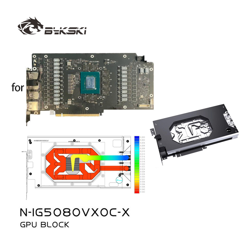 Rtx 5080 16Gb - Bykski N-IG5080VXOC-X GPU-Block für Colorful GeForce