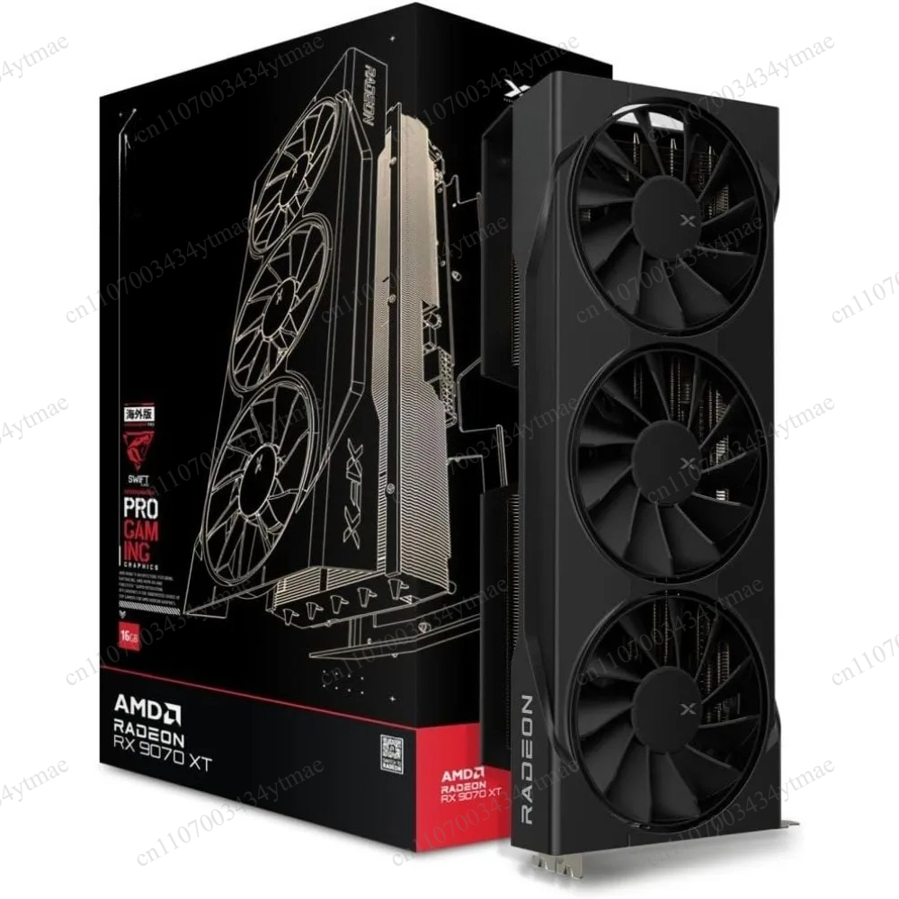 Rx 9070 Xt - RX 9070 XT Triple-Fan Gaming-Grafikkarte, 16GB