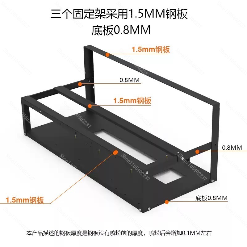 Open-Frame-GPU-Mining-Rig-Rahm – Gpu Mining Rig Frame 8 Gpu Bewertung und Preis