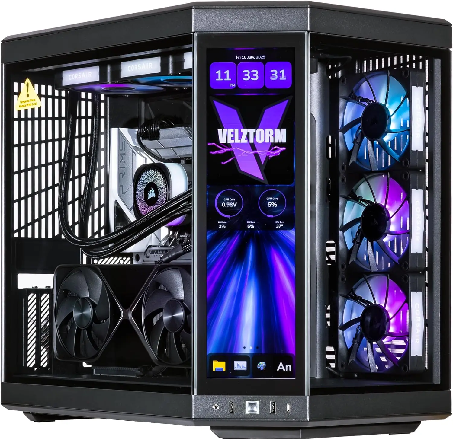 Velztorm LCD Black Praetix Maß – Rtx 5090 32Gb Bewertung und Preis