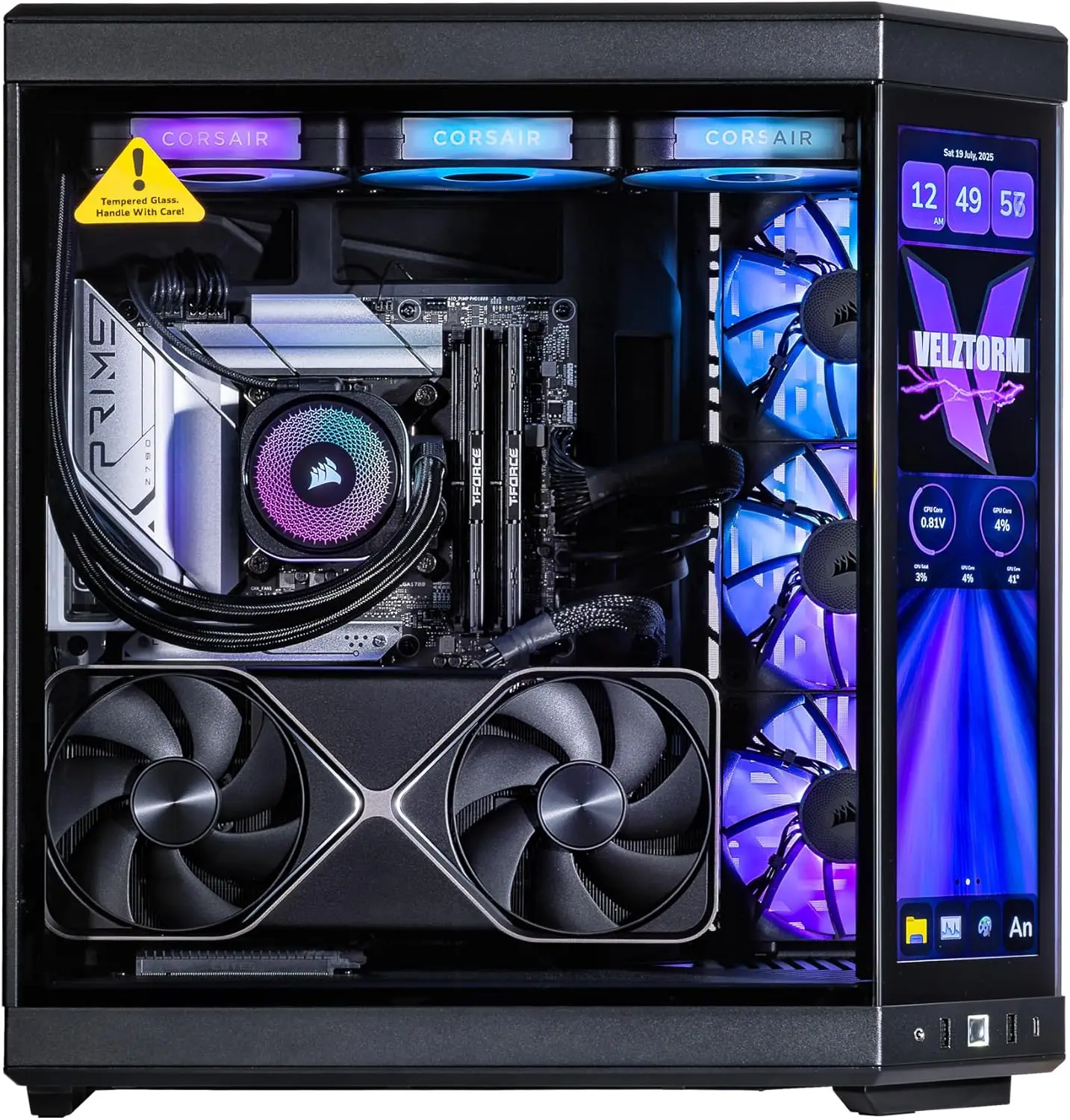 Velztorm LCD Black Praetix Maß – Rtx 5090 32Gb Bewertung und Preis